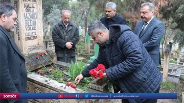 Kazancı Bedih, mezarı başında anıldı