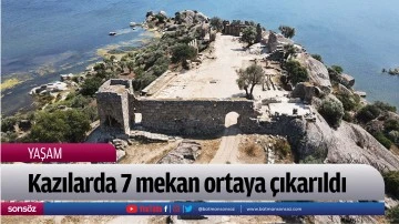 Kazılarda 7 mekan ortaya &ccedil;ıkarıldı