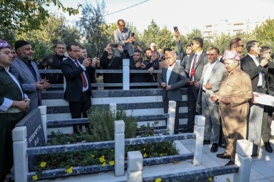 KDP Başkanı Mesut Barzani, Şırnak'ta ziyaretlerde bulundu