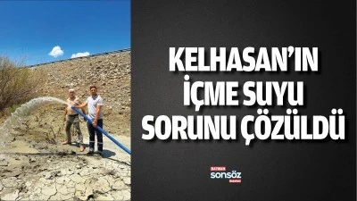 Kelhasan&rsquo;ın i&ccedil;me suyu sorunu &ccedil;&ouml;z&uuml;ld&uuml;