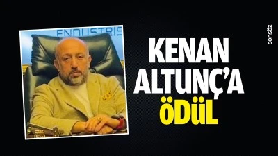 Kenan Altun&ccedil;&rsquo;a &ouml;d&uuml;l&hellip;
