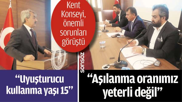 KENT KONSEYİ, &Ouml;NEMLİ SORUNLARI G&Ouml;R&Uuml;ŞT&Uuml;