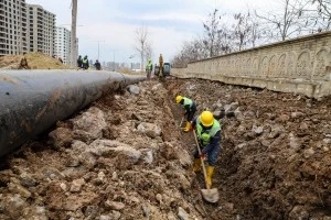 Kentin altyapısını g&uuml;&ccedil;lendirecek b&uuml;y&uuml;k projenin ilk &ccedil;alışması başladı