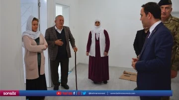 Kıbrıs gazisinin evine bakım onarım desteği sağladı
