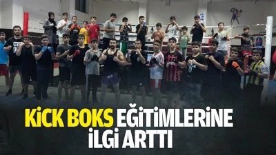Kick boks eğitimlerine ilgi arttı