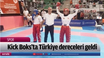 Kick Boks’ta Türkiye dereceleri geldi