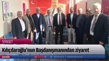 Kılı&ccedil;daroğlu&rsquo;nun Başdanışmanından ziyaret