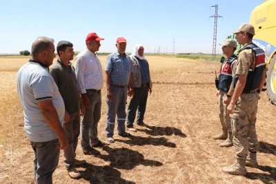 Kilis'te anız yangınlarına y&ouml;nelik dron destekli denetim yapılıyor