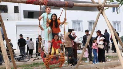 Kilis'te &ccedil;ocuklar "Bayram Yeri"nde g&ouml;n&uuml;llerince eğlendi
