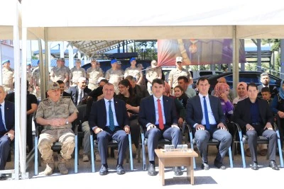 Kilis'te engelli gen&ccedil;ler temsili askerlik yaptı