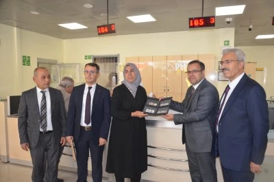 Kilis'te PTT'nin kuruluşunun 185. yıl d&ouml;n&uuml;m&uuml; kutlandı