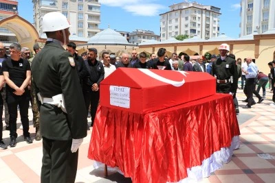 Kilis'te vefat eden Kıbrıs gazisi son yolculuğuna uğurlandı