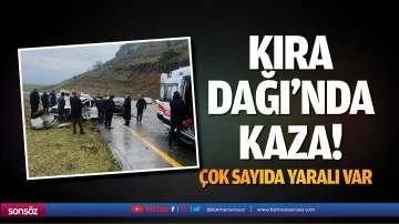 Kira Dağı&rsquo;nda kaza! &Ccedil;ok sayıda yaralı var