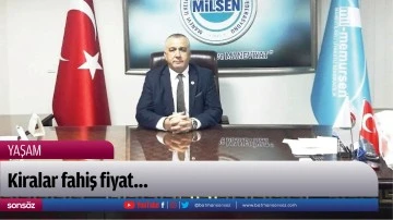 Kiralar fahiş fiyat&hellip;