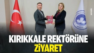 Kırıkkale Rekt&ouml;r&uuml;ne ziyaret