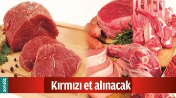 KIRMIZI ET ALINACAK