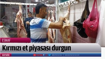 Kırmızı et piyasası durgun