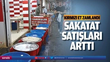 Kırmızı et zamlandı, sakatat satışları arttı