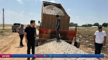 Kırsal mahallelerde yollar yenileniyor