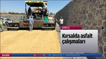 Kırsalda asfalt &ccedil;alışmaları