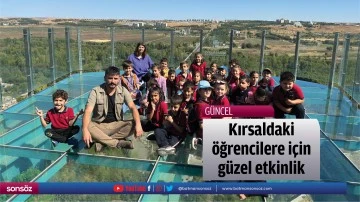 Kırsaldaki &ouml;ğrencilere i&ccedil;in g&uuml;zel etkinlik