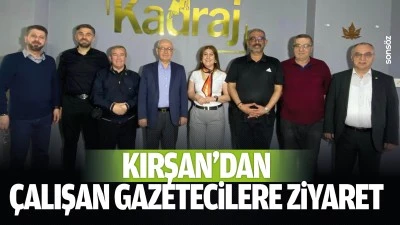 Kırşan&rsquo;dan &Ccedil;alışan Gazetecilere ziyaret