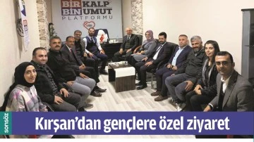 KIRŞAN&rsquo;DAN GEN&Ccedil;LERE &Ouml;ZEL ZİYARET
