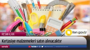 Kırtasiye malzemeleri satın alınacaktır