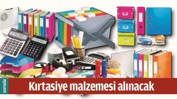 KIRTASİYE MALZEMESİ ALINACAK
