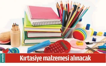 KIRTASİYE MALZEMESİ ALINACAK