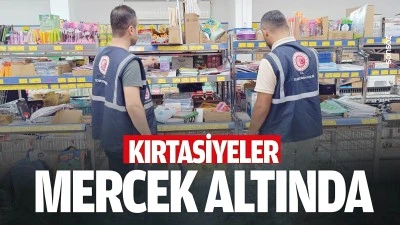 Kırtasiyeler mercek altında