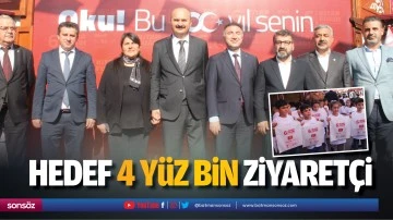 Kitap Fuarı a&ccedil;ıldı; Hedef 4 y&uuml;z bin ziyaret&ccedil;i