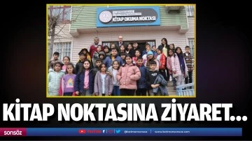 Kitap noktasına ziyaret&hellip;