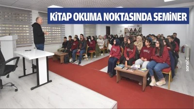 Kitap okuma noktasında seminer&hellip;