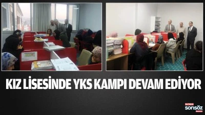 Kız Lisesinde YKS kampı devam ediyor