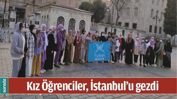 KIZ &Ouml;ĞRENCİLER, İSTANBUL&rsquo;U GEZDİ