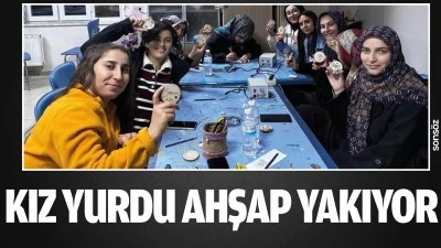 Kız yurdu ahşap yakıyor