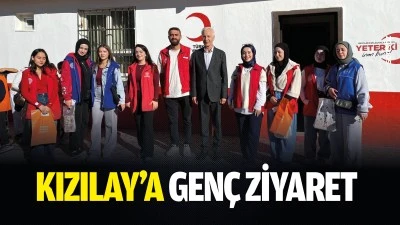 Kızılay&rsquo;a gen&ccedil; ziyaret