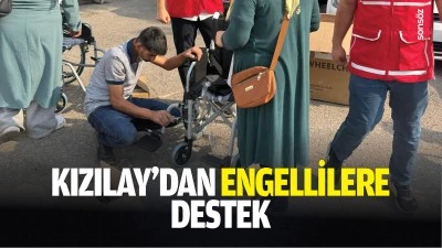 Kızılay&rsquo;dan engellilere destek