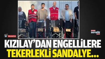 Kızılay&rsquo;dan engellilere tekerlekli sandalye&hellip;