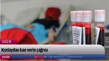 Kızılaydan kan verin &ccedil;ağrısı