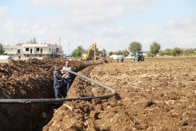 Kocak&ouml;y&rsquo;de 40 yıllık i&ccedil;me suyu hattı yenilendi