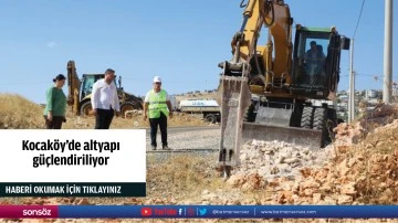Kocak&ouml;y&rsquo;de altyapı g&uuml;&ccedil;lendiriliyor