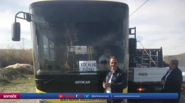 Kocalar köyüne belediye otobüsü