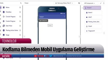 Kodlama Bilmeden Mobil Uygulama Geliştirme