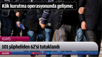 K&ouml;k kurutma operasyonunda gelişme