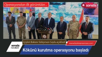 K&ouml;k&uuml;n&uuml; kurutma operasyonu başladı