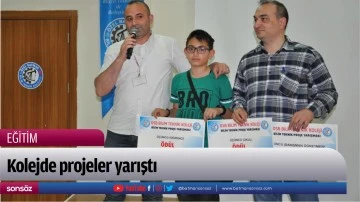 Kolejde projeler yarıştı