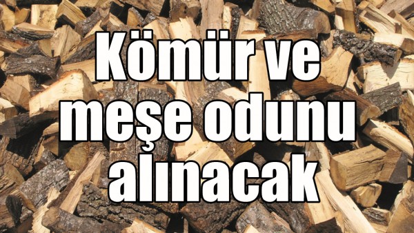 K&Ouml;M&Uuml;R VE MEŞE ODUNU ALINACAK 
