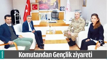 KOMUTANDAN GEN&Ccedil;LİK ZİYARETİ